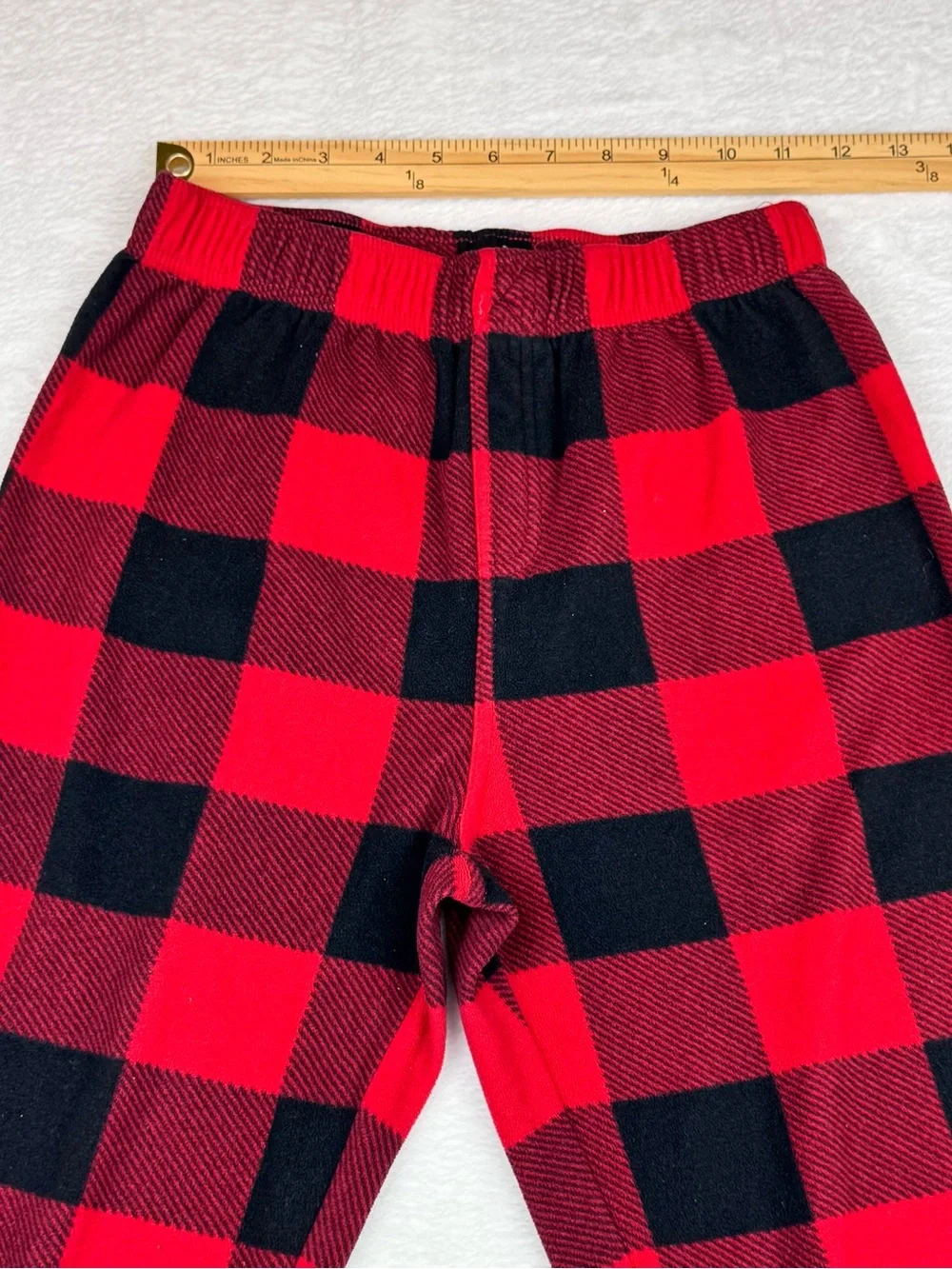 GAP Kids 2 piece buffalo check pajama set. Very soft, cozy fleece. Youth size 12